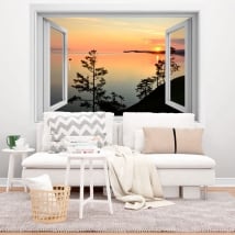 Vinyl sunrise russia siberia lake baikal 3d