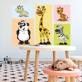 Vinyl stickers children's animals