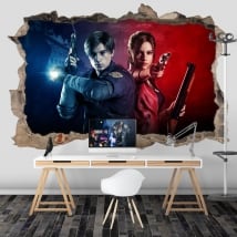 Vinyl walls resident evil 3d