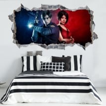 Adhesive vinyl 3d resident evil