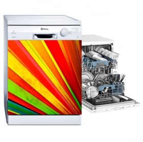 Vinyl dishwasher fan of colors