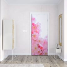 Vinyl for doors japanese cherry blossom