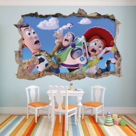 Children's vinyl 3d toy story 4