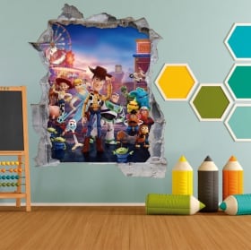 Vinyl and stickers children's toy story 4