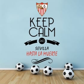 Vinyl and stickers soccer keep calm and