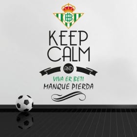 Vinyls football keep calm and hala madrid