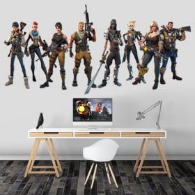 Adhesive vinyl video game fortnite