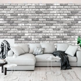 Wall murals of bricks
