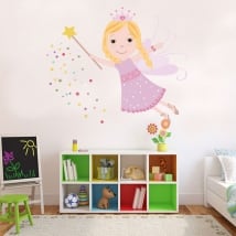 Decorative vinyl and children's stickers magic fairy