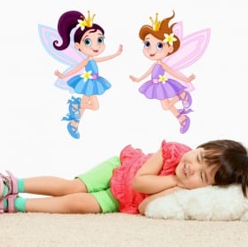 Decorative vinyl and children's stickers magic fairy