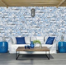 Wall murals of bricks