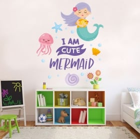 Decorative vinyl and children's stickers magic fairy