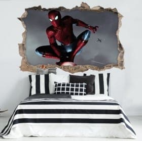 Vinyl and stickers 3d spider-man into spider-verse