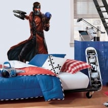 Vinyl and stickers marvel star-lord