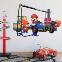 Vinyl decorative game mario kart