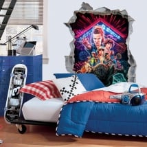 Vinyl and stickers 3d netflix tv series stranger things