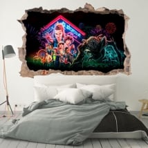 Decorative vinyl 3d netflix series tv stranger things