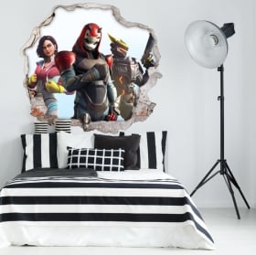 Stickers and vinyls 3d fortnite game