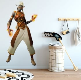 Vinyl stickers from fortnite black knight