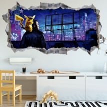 3d stickers pokémon detective pikachu