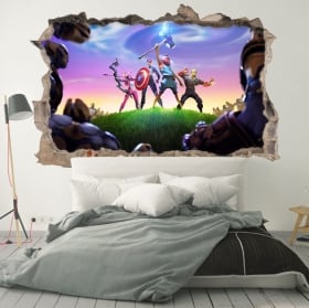 Vinyl and stickers game fortnite endgame 3d