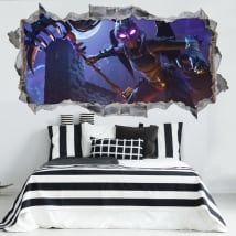 Decorative vinyl fortnite ravage 3d