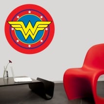 Wall stickers wonder woman shield