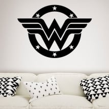Vinyl and stickers wonder woman shield
