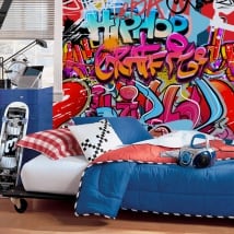 Vinyl wall murals graffiti