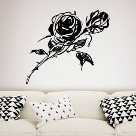 Decorative vinyl flowers dandelions