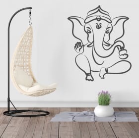 Decorative vinyl and stickers strokes flower