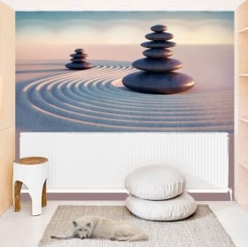 Wall mural lake and mountains