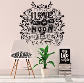 Vinyl and stickers phrase follow your dreams