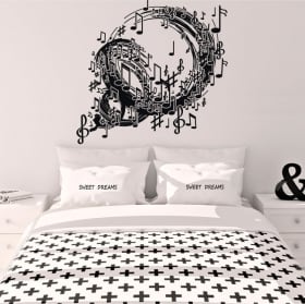 Decorative vinyl and stickers romantic phrases