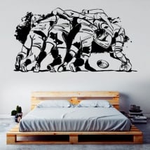 Decorative vinyl and stickers rugby