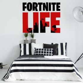 Vinyl and stickers fortnite life