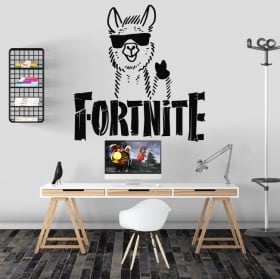 Vinyl stickers from fortnite video game