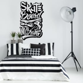 Vinyl and stickers skate