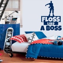 Vinyl and stickers fortnite floss like a boss