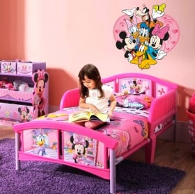 Vinyl and stickers disney mickey mouse and his friends