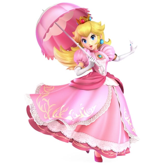 🥇 Vinyl and stickers mario bros princess peach 🥇