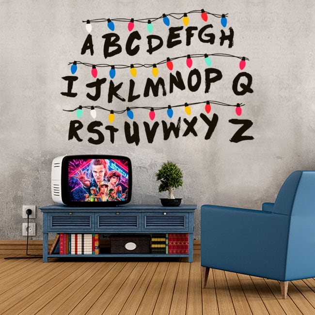 🥇 Vinyl and stickers alphabet stranger things 🥇