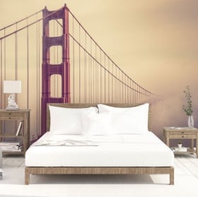 Vinyl wall murals golden gate bridge