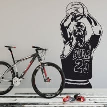 Vinyl and stickers michael jordan basketball