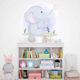Children's decorative vinyl elephant