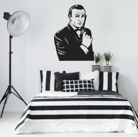 Vinyl and stickers james bond agent 007