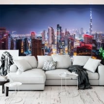 Vinyl wall murals buildings in dubai