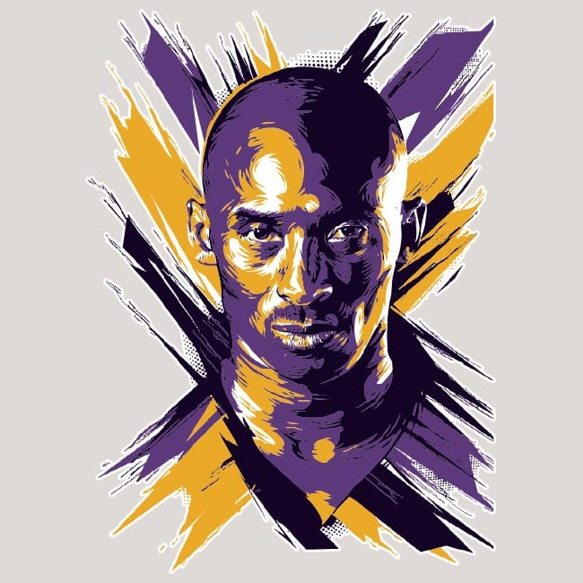 🥇 Vinyl stickers kobe bryant los angeles lakers 🥇