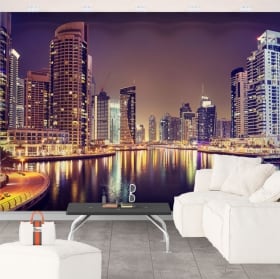 Vinyl wall murals dubai marina