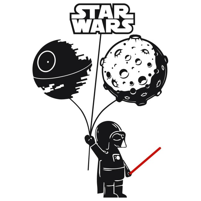 thumbnail image 2 of Star Wars Stickers Star Wars Inspired Darth Vader Whos A Your Daddy Funny Movie T Shirt Stickers For Cars 2 of 9